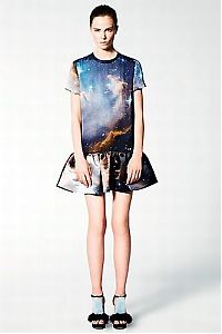 People & Humanity: Outer space motif dress by Christopher Kane