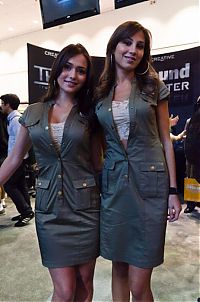 People & Humanity: Electronic Entertainment Expo (E3) 2011 trade show girls