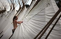 People & Humanity: Glastonbury Festival 2011, England, United KIngdom