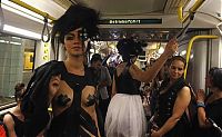 People & Humanity: Chevrolet Underground Catwalk 2011, Berlin Fashin Show on Subway Train