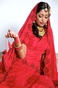 People & Humanity: Wedding bride, India