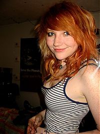 People & Humanity: young red haired girl portrait