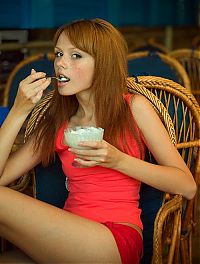 People & Humanity: young red haired girl portrait