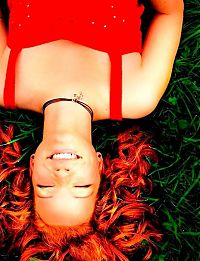 People & Humanity: young red haired girl portrait