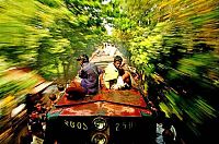 People & Humanity: Train surfing, Bangladesh