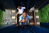 People & Humanity: Train surfing, Bangladesh