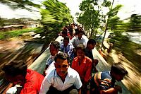 People & Humanity: Train surfing, Bangladesh