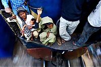 People & Humanity: Train surfing, Bangladesh