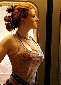 People & Humanity: young red haired girl portrait