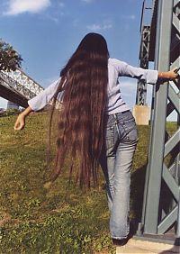 People & Humanity: long haired girl