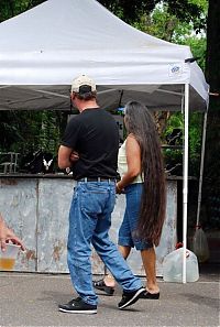 People & Humanity: long haired girl