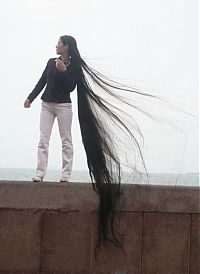 People & Humanity: long haired girl