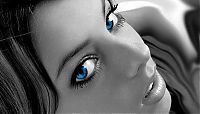 People & Humanity: girl with blue eyes