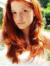 People & Humanity: young red haired girl portrait