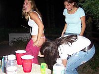 People & Humanity: young college girls go crazy