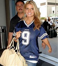 People & Humanity: young college girl wearing sport jersey