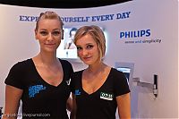 People & Humanity: IFA trade show girls, Berlin, Germany