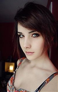 People & Humanity: young teen college girl portrait