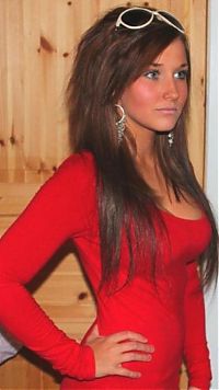 People & Humanity: young teen college girl portrait