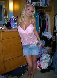 People & Humanity: young teen college girl portrait