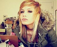 People & Humanity: young teen college girl portrait