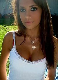 People & Humanity: young teen college girl portrait