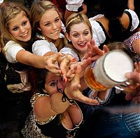 People & Humanity: Oktoberfest 2011 girls, Munich, Germany