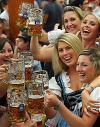 People & Humanity: Oktoberfest 2011 girls, Munich, Germany