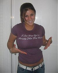 TopRq.com search results: girl with a funny t-shirt