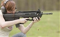 People & Humanity: girl with a gun