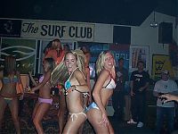 People & Humanity: young summer and bikini beach girls