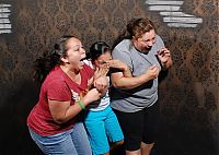 People & Humanity: Nightmares Fear Factory visitors, Niagara Falls, Canada