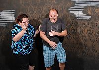 People & Humanity: Nightmares Fear Factory visitors, Niagara Falls, Canada