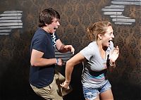 People & Humanity: Nightmares Fear Factory visitors, Niagara Falls, Canada