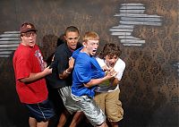 People & Humanity: Nightmares Fear Factory visitors, Niagara Falls, Canada