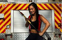 People & Humanity: firefighter girls