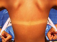 People & Humanity: girl with tan lines