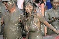 People & Humanity: dirty girls in mud