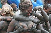 People & Humanity: dirty girls in mud