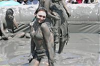 People & Humanity: dirty girls in mud