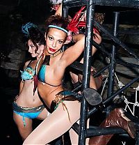 People & Humanity: Playboy Mansion halloween party girls