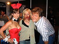 People & Humanity: Playboy Mansion halloween party girls