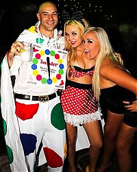 People & Humanity: Playboy Mansion halloween party girls