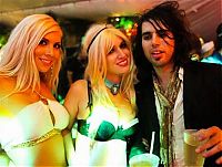 People & Humanity: Playboy Mansion halloween party girls