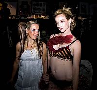 People & Humanity: Playboy Mansion halloween party girls