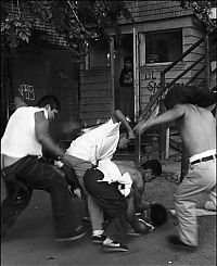 People & Humanity: Latino street gangs in Los Angeles by Robert Yager