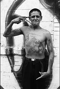 People & Humanity: Latino street gangs in Los Angeles by Robert Yager