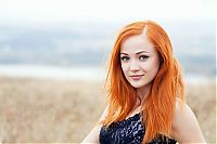 People & Humanity: young red haired girl portrait