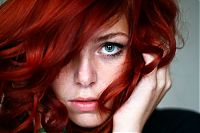 People & Humanity: young red haired girl portrait