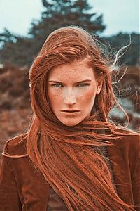 People & Humanity: young red haired girl portrait